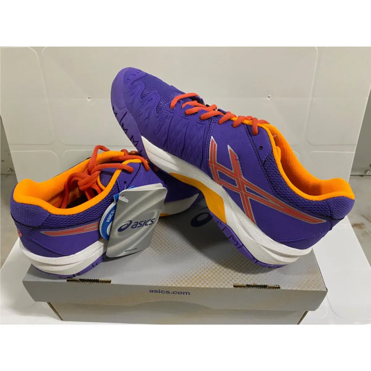 Asics shoes - Lavender/Hot Coral/Nectarine 2