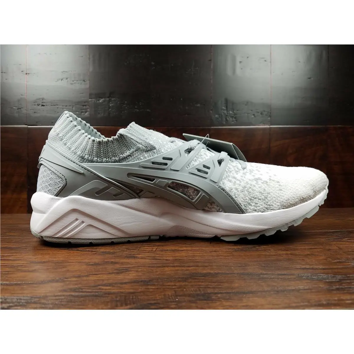 Asics shoes - ASICS GEL-Kayano Trainer Knit - Trainer Knit - H804N-9696 - Mid Grey / White 6