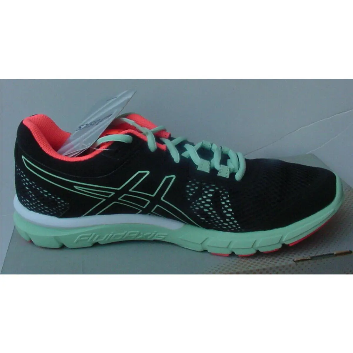Asics shoes - Asics Gel-Craze TR 4 - S755N-9099 - Black Onyx Bay Aqua Green Coral Orange 7