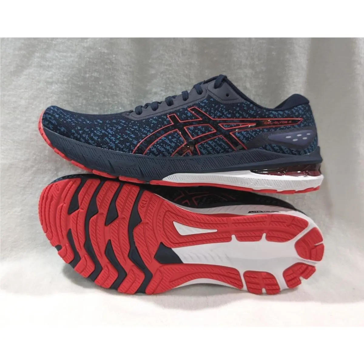 Asics shoes - ASICS GEL-GLYDE 4 - 1011B641-402 - Midnight/Electric Red 8