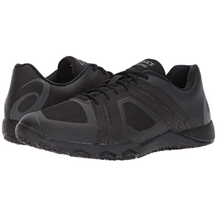 Asics Men`s Conviction X 2 Training Shoe Black/carbon/sulphur Springs