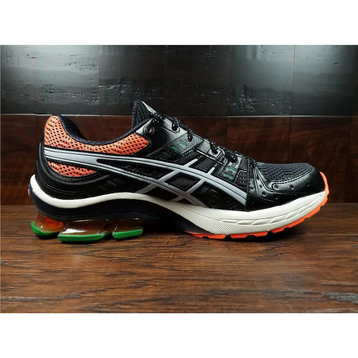 Asics shoes - ASICS GEL-Kinsei OG - 1021A117-020 - Graphite Gray / Piedmont Gray / Orange / Green 1