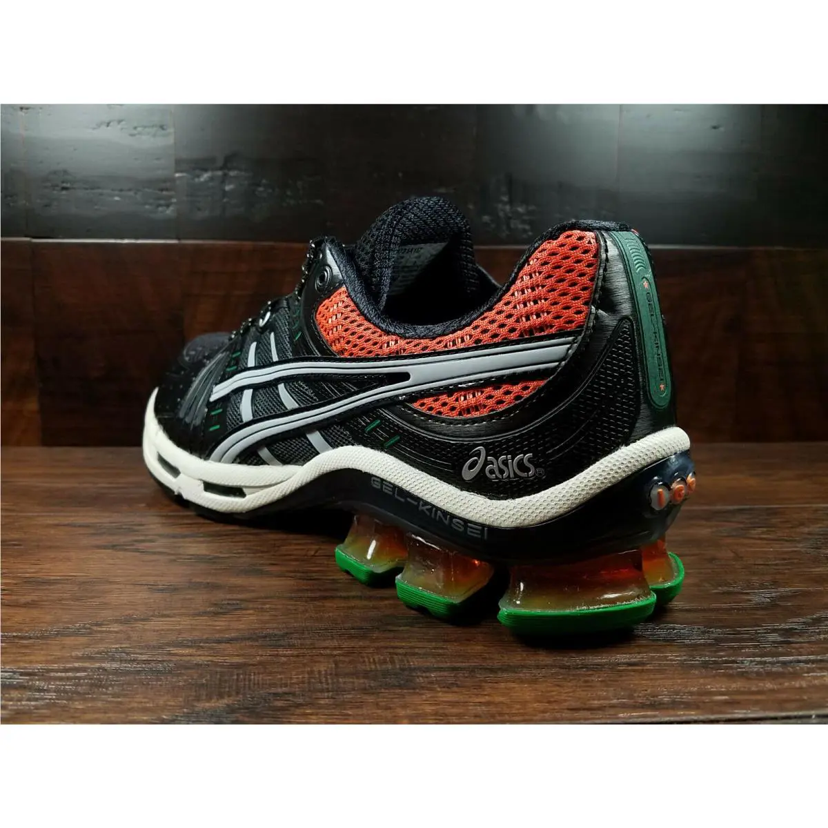 Asics shoes - ASICS GEL-Kinsei OG - 1021A117-020 - Graphite Gray / Piedmont Gray / Orange / Green 2