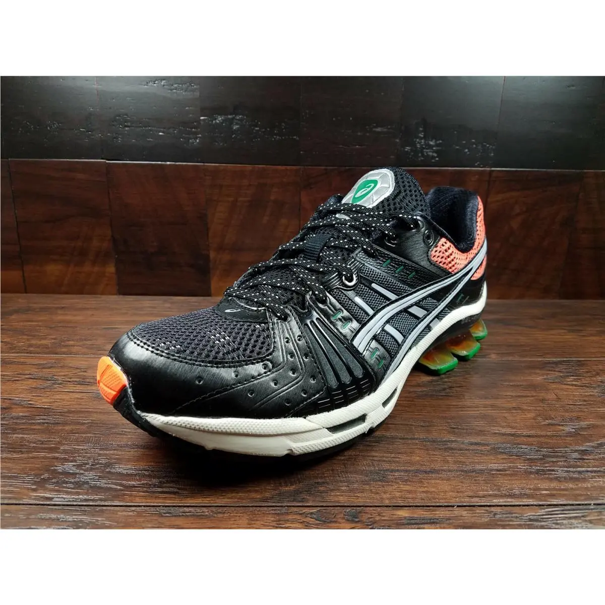 Asics shoes - ASICS GEL-Kinsei OG - 1021A117-020 - Graphite Gray / Piedmont Gray / Orange / Green 5