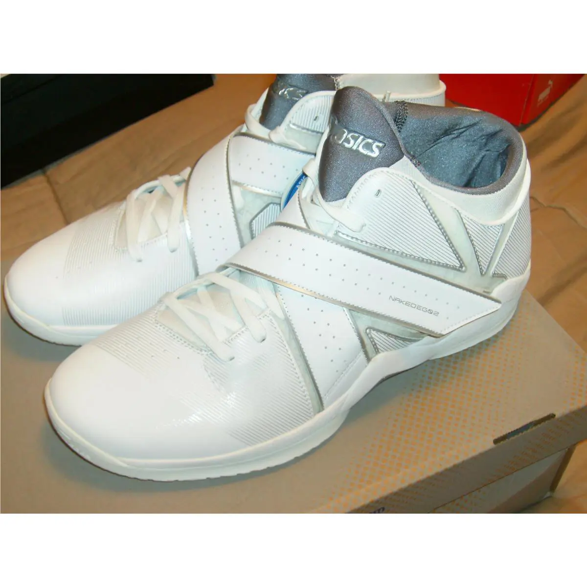 Asics shoes - TBFO2A - WHITE /SILVER 3