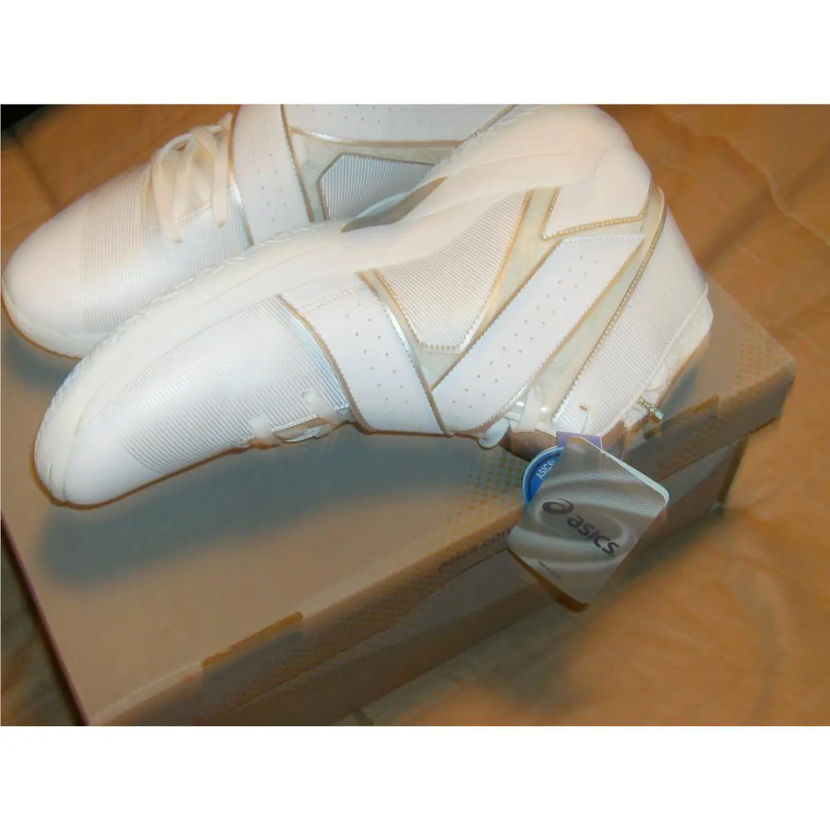 Asics shoes - TBFO2A - WHITE /SILVER 4