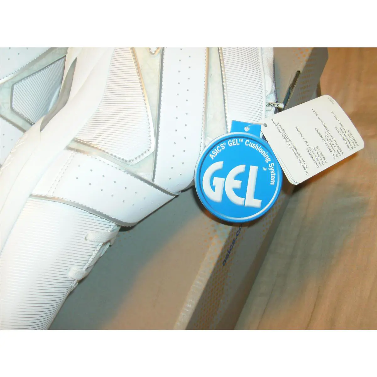 Asics shoes - TBFO2A - WHITE /SILVER 5