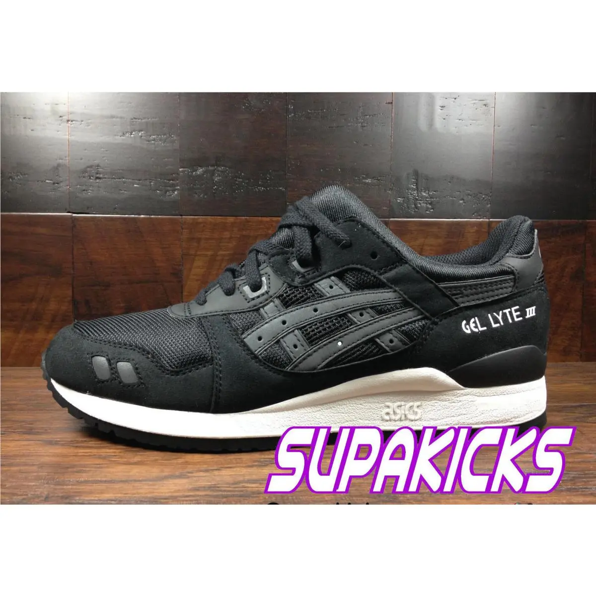 Asics shoes - ASICS GEL-Lyte III - III - H5B2N-9090 - Black/White 4
