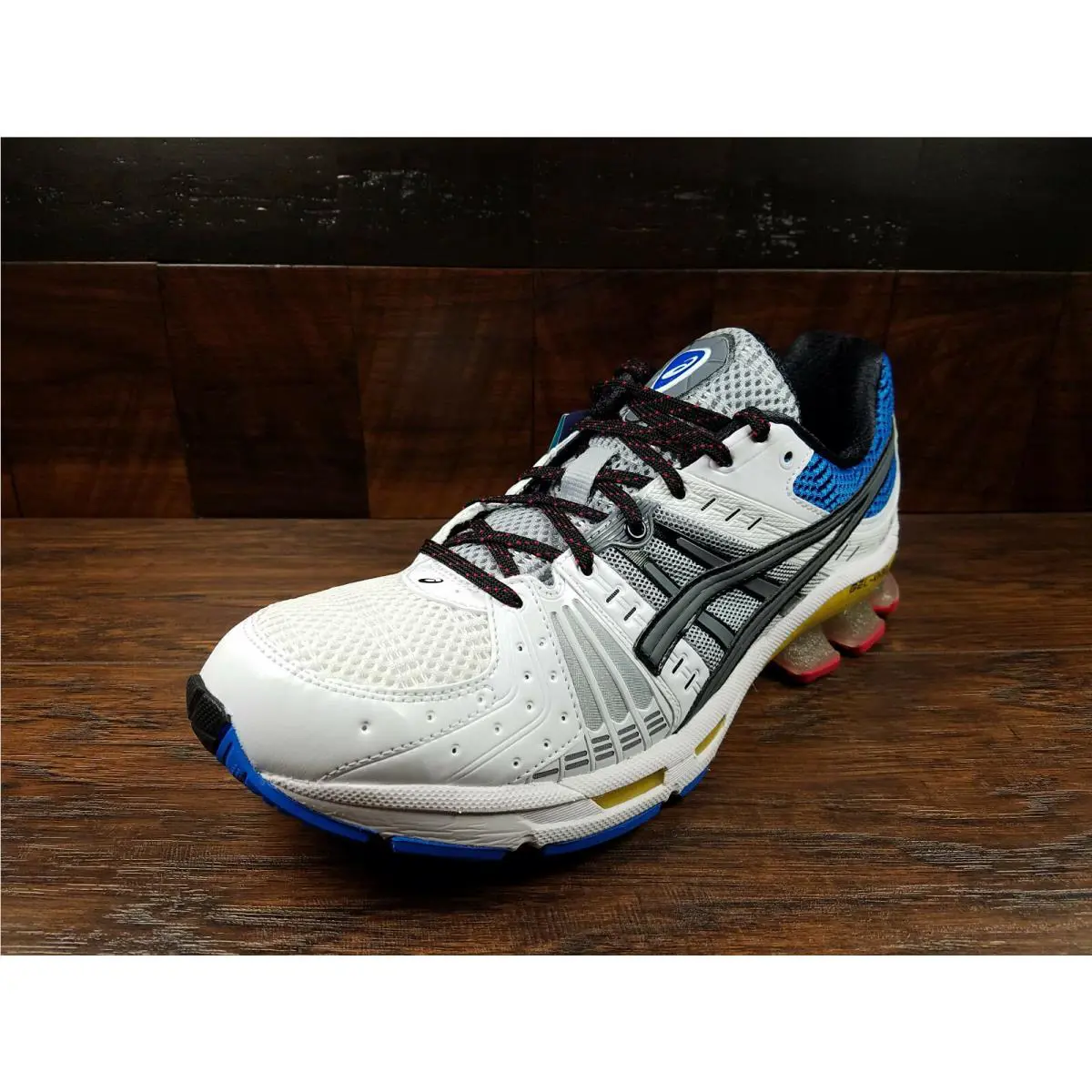 Asics shoes - ASICS GEL-Kinsei - 1021A117-100 - White / Metropolis Blue / Red / Yellow 0