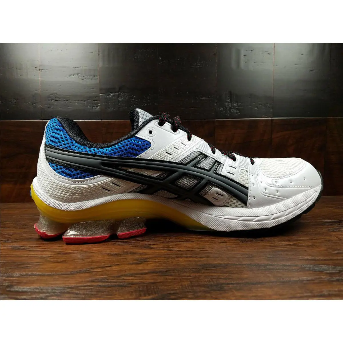 Asics shoes - ASICS GEL-Kinsei - 1021A117-100 - White / Metropolis Blue / Red / Yellow 1
