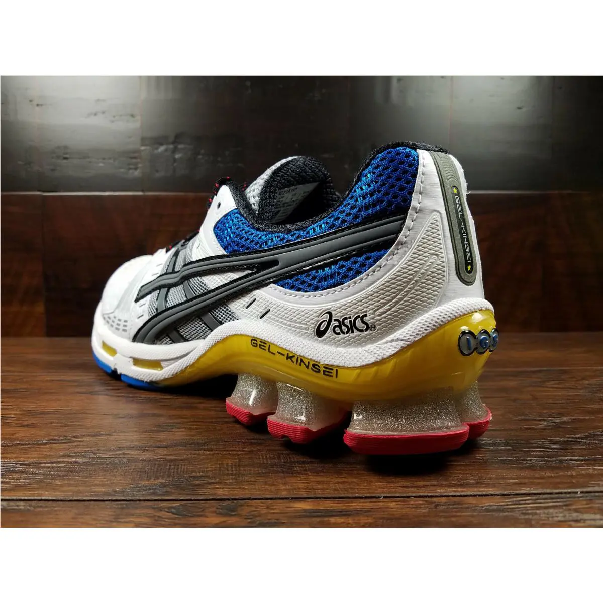 Asics shoes - ASICS GEL-Kinsei - 1021A117-100 - White / Metropolis Blue / Red / Yellow 2