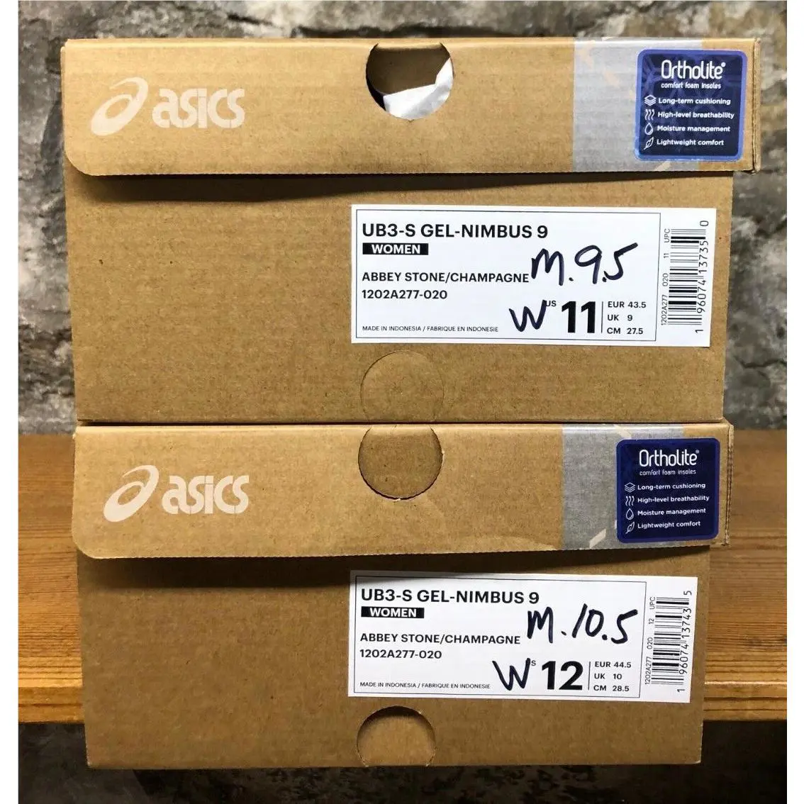 Asics shoes - ASICS GEL-Nimbus 9 - 1202A277-020 - ABBEY STONE 4