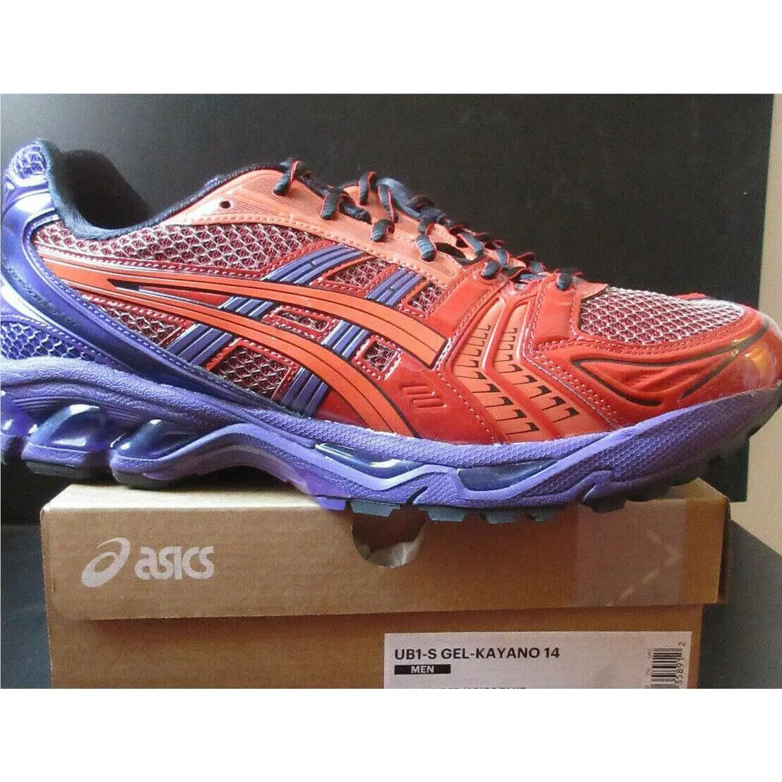 Asics shoes - ASICS GEL-Kayano 14 - 1201A189-600 - R ed / Blue 1