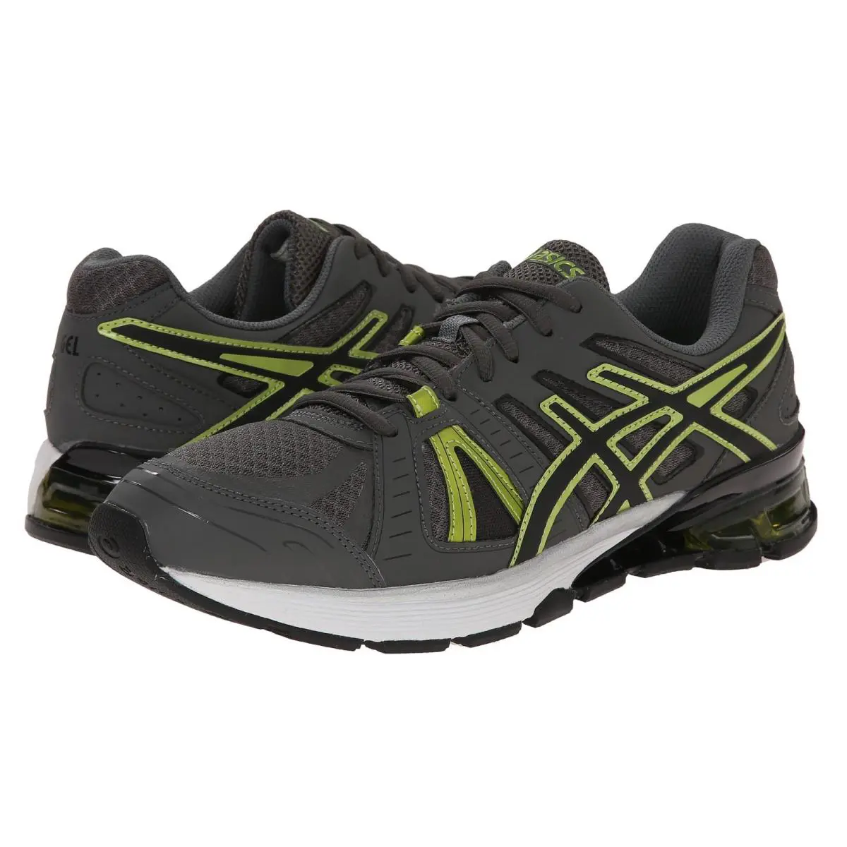 Men`s Asics Gel-defiant 2 Running Shoes S527N 9790 Size 8 Charcoal/black/lim