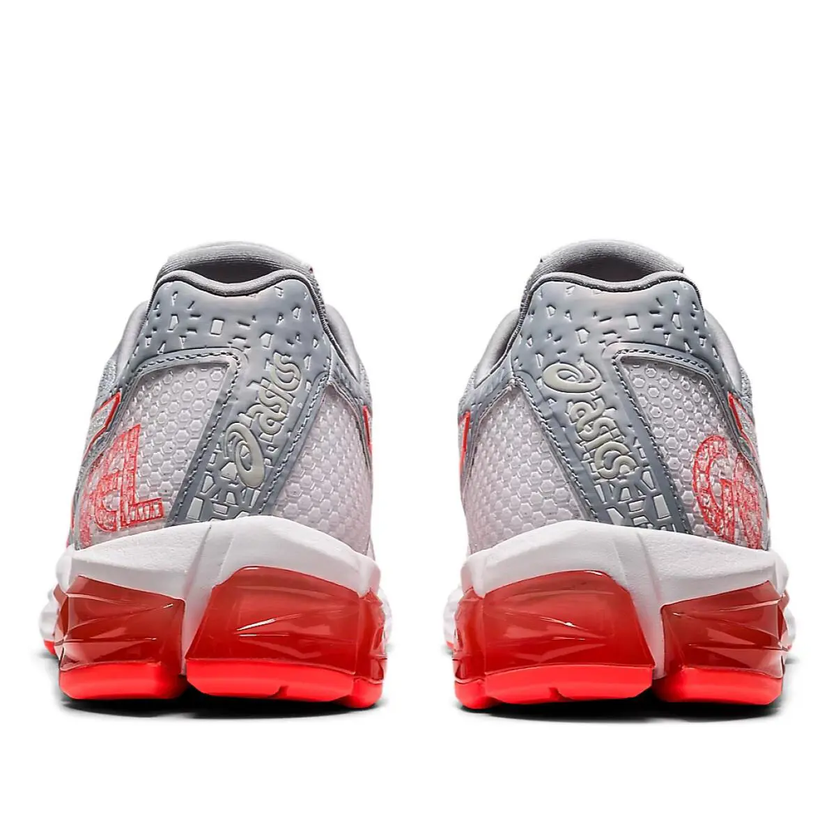 Asics shoes  - Glacier Grey/Flash Coral 3