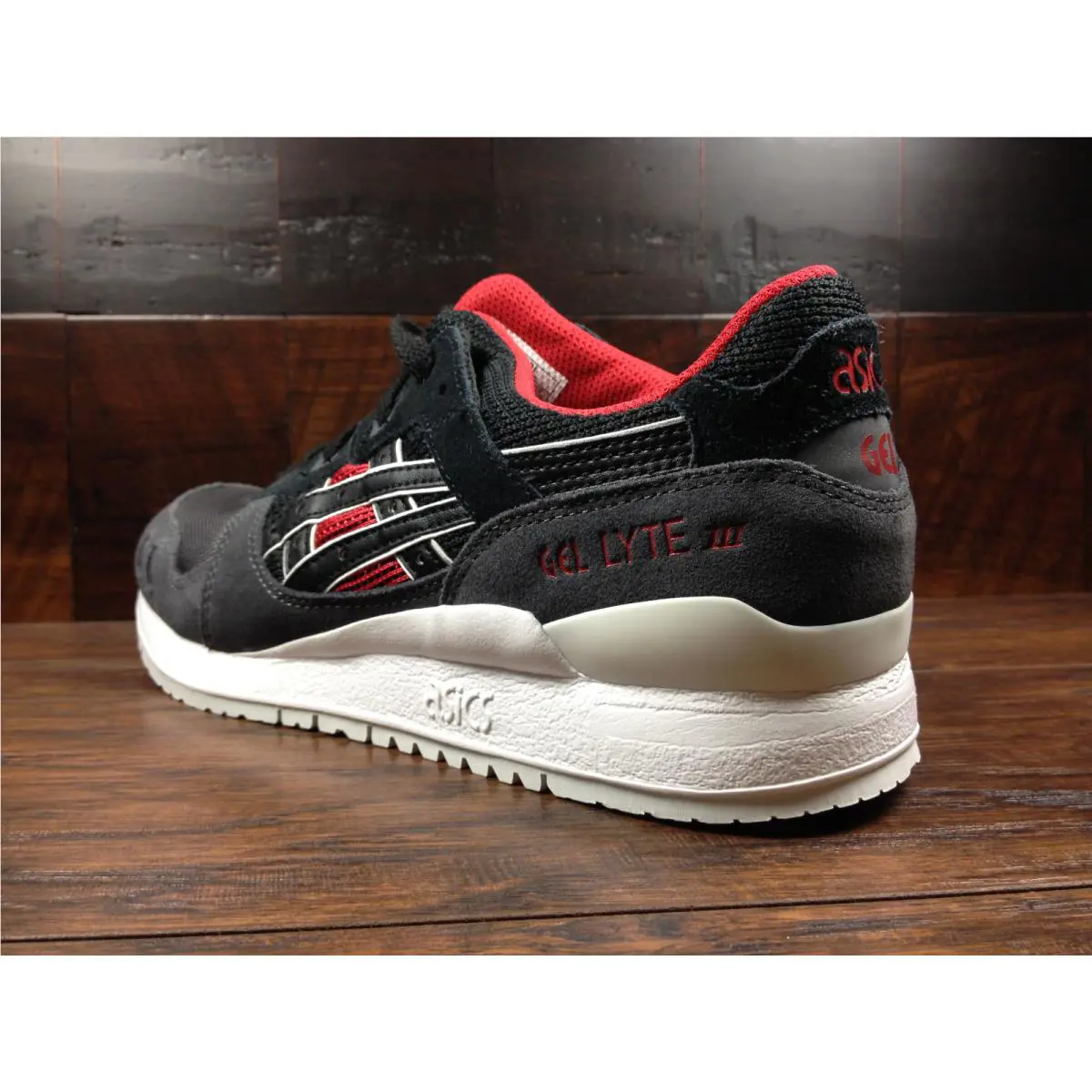Asics shoes - ASICS GEL-Lyte III - III - H6X2L-9090 - Black / Grey / Red 2