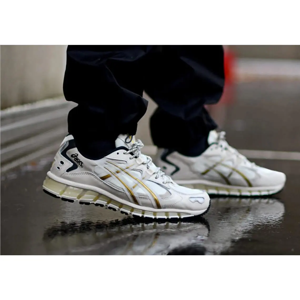 Asics shoes - ASICS GEL-Kayano 5 360 - 1021A236100 - Cream/Rich Gold 6