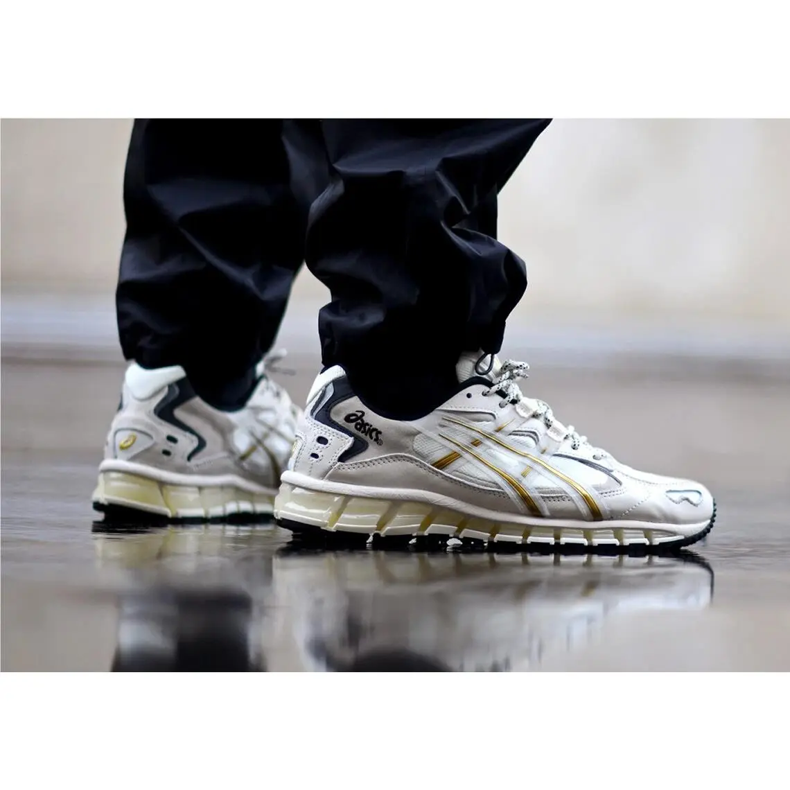 Asics shoes - ASICS GEL-Kayano 5 360 - 1021A236100 - Cream/Rich Gold 14