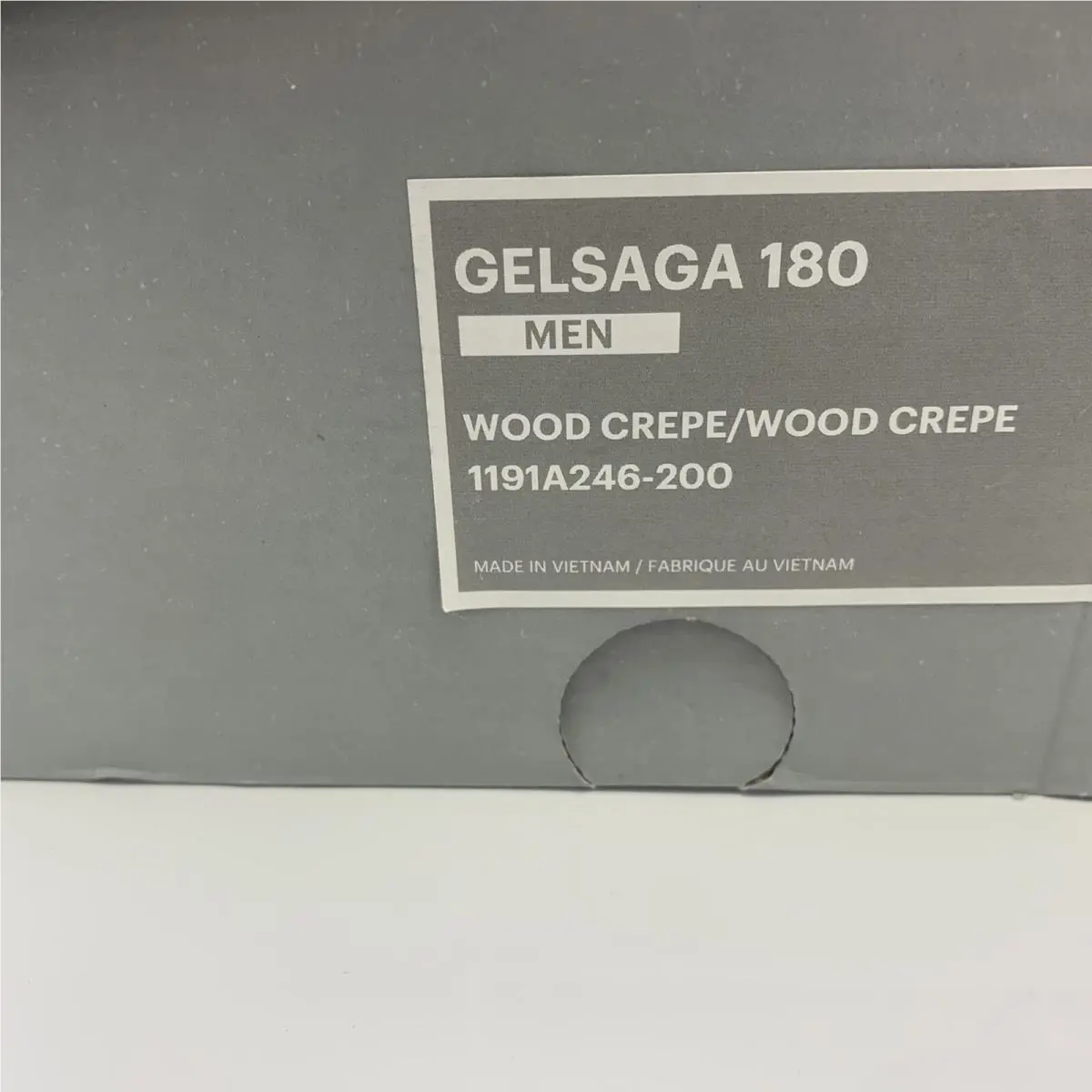 Asics shoes - ASICS GEL-SAGA 180 - 1191A246-200 - Wood Crepe 8