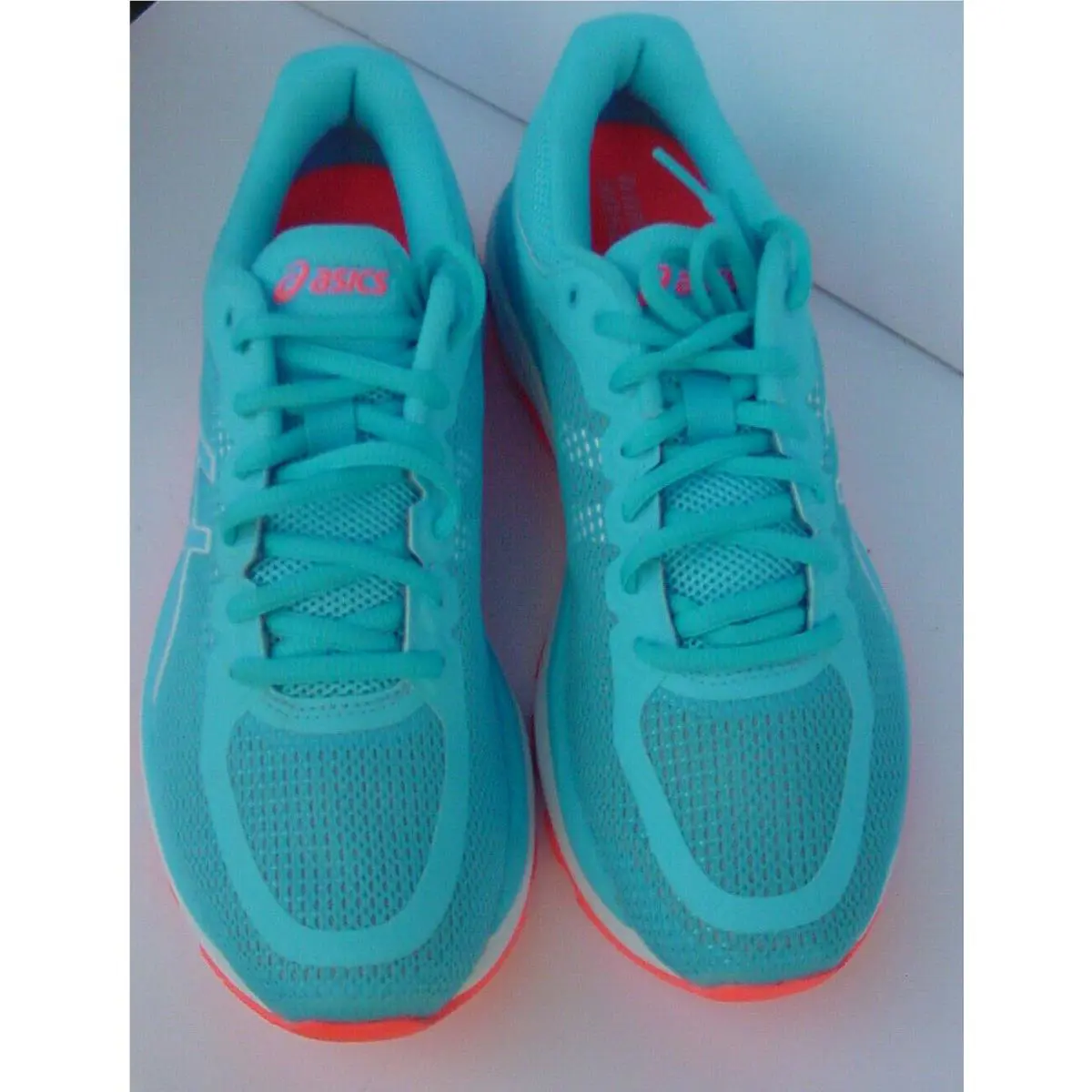 Asics shoes - Gel-Pursue 4 - T859N-400 - Aqua Blue White Coral 9