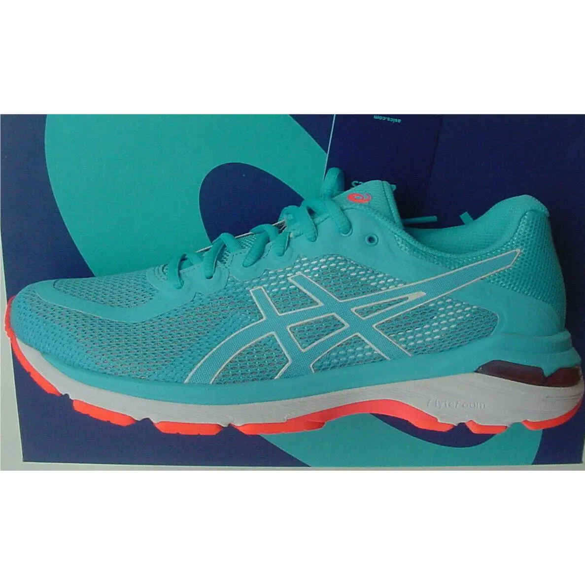 Asics shoes - Gel-Pursue 4 - T859N-400 - Aqua Blue White Coral 3