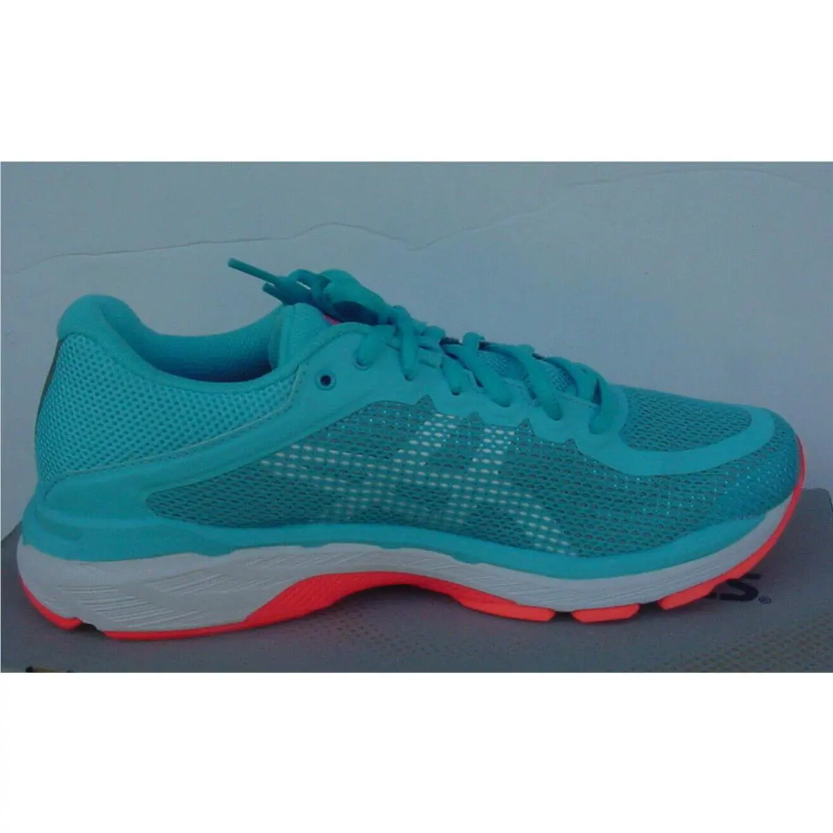 Asics shoes - Gel-Pursue 4 - T859N-400 - Aqua Blue White Coral 6
