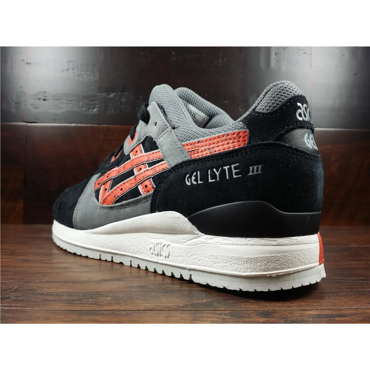 Asics shoes - ASICS GEL-Lyte III - III - H6B2L-9024 - Black / Classic Red 3