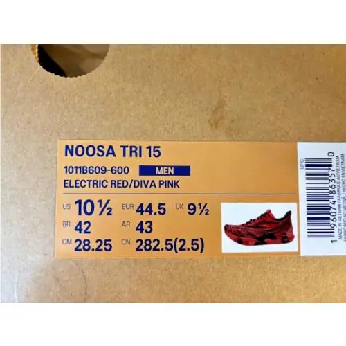 Asics shoes - ASICS Noosa Tri 15 - Noosa Tri - Electric Red Diva Pink 7