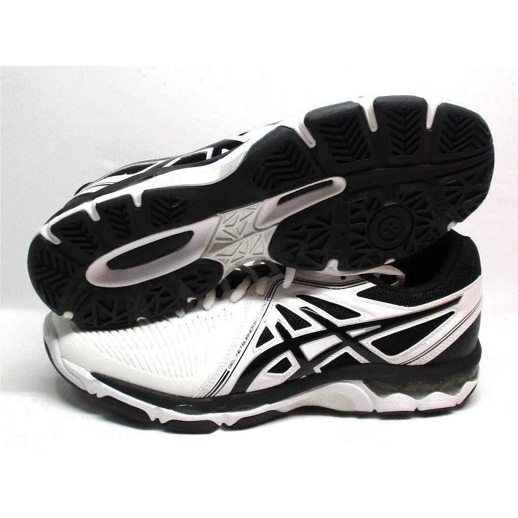 Asics shoes - White/Black/Silver 1