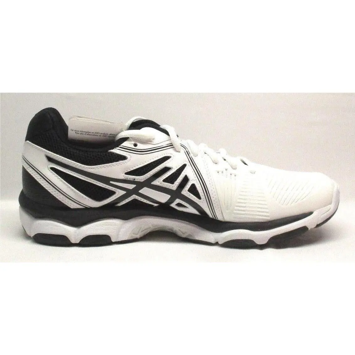Asics shoes - White/Black/Silver 3