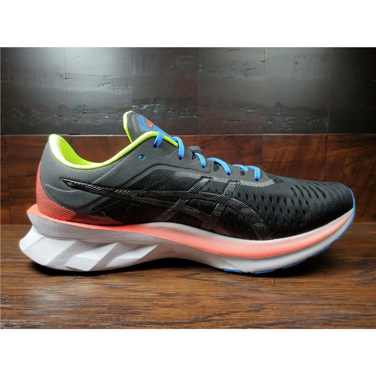 Asics shoes - ASICS Novablast - Novablast - 1011A681-001 - Black / Volt / Orange 1