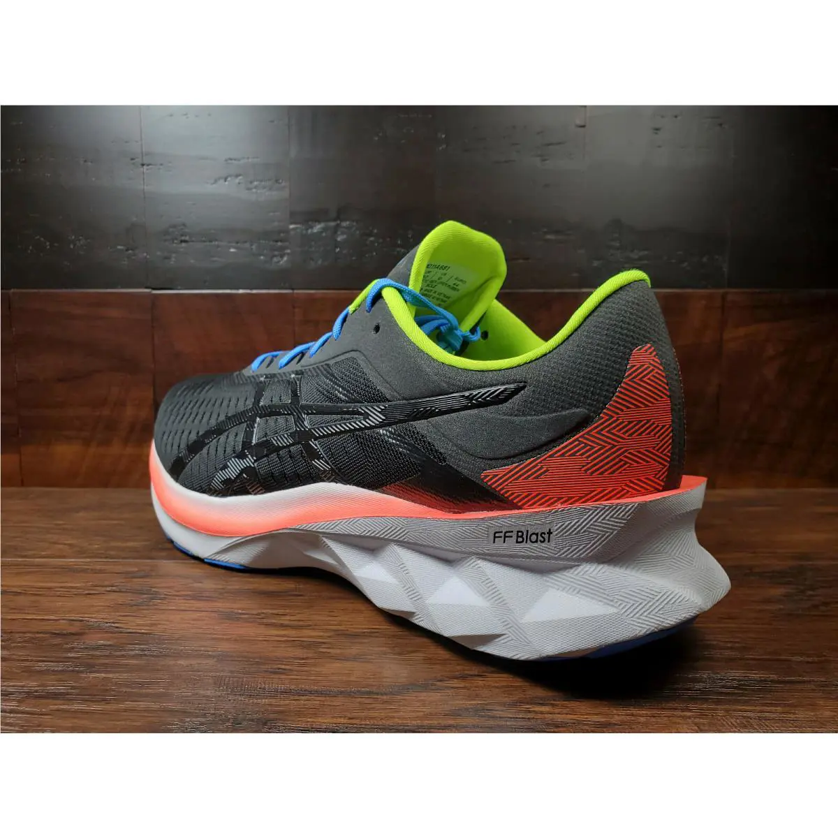 Asics shoes - ASICS Novablast - Novablast - 1011A681-001 - Black / Volt / Orange 2