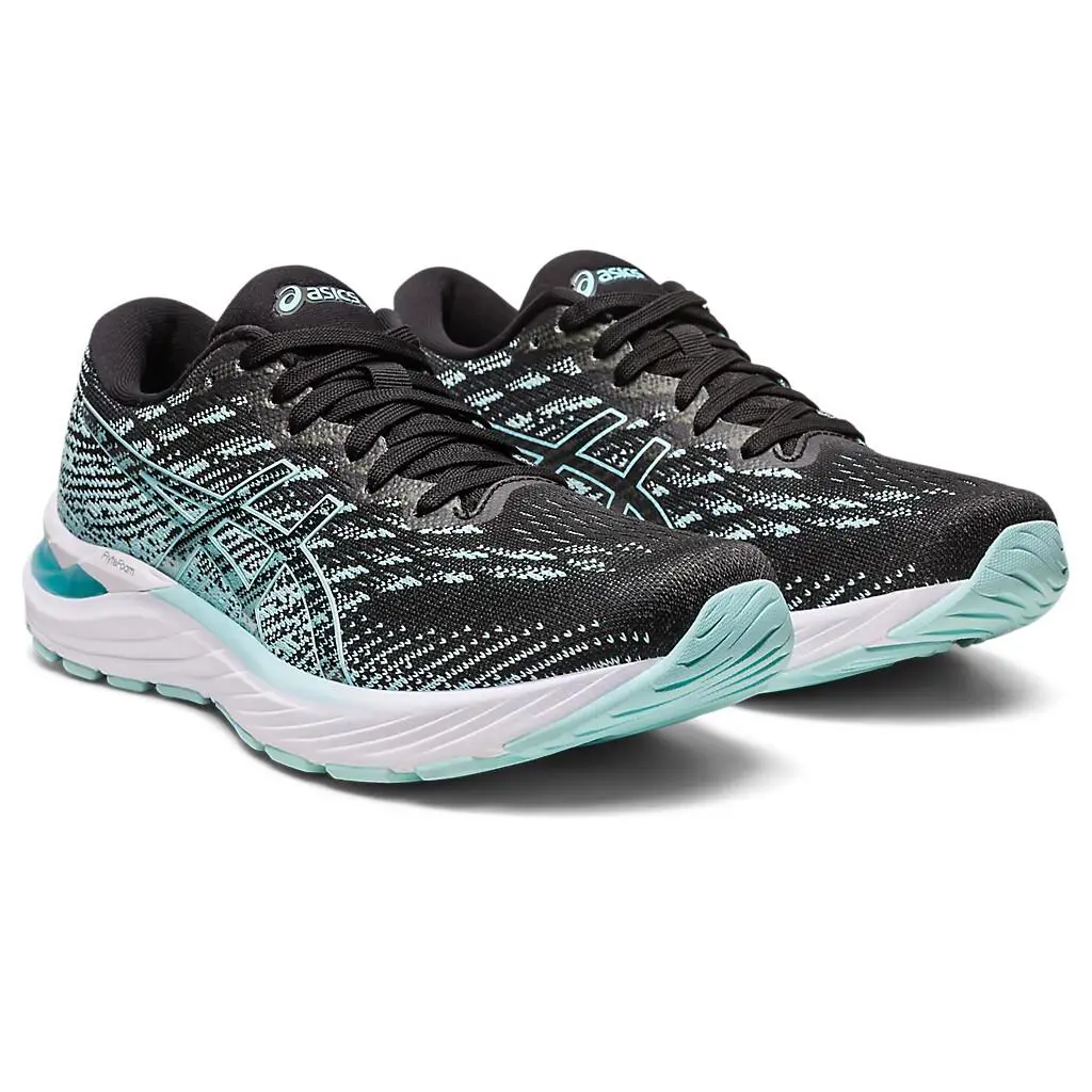 Asics shoes - ASICS Wmns Gel Stratus 3 Knit - 1012B453-001 - Black/Clear Blue 7