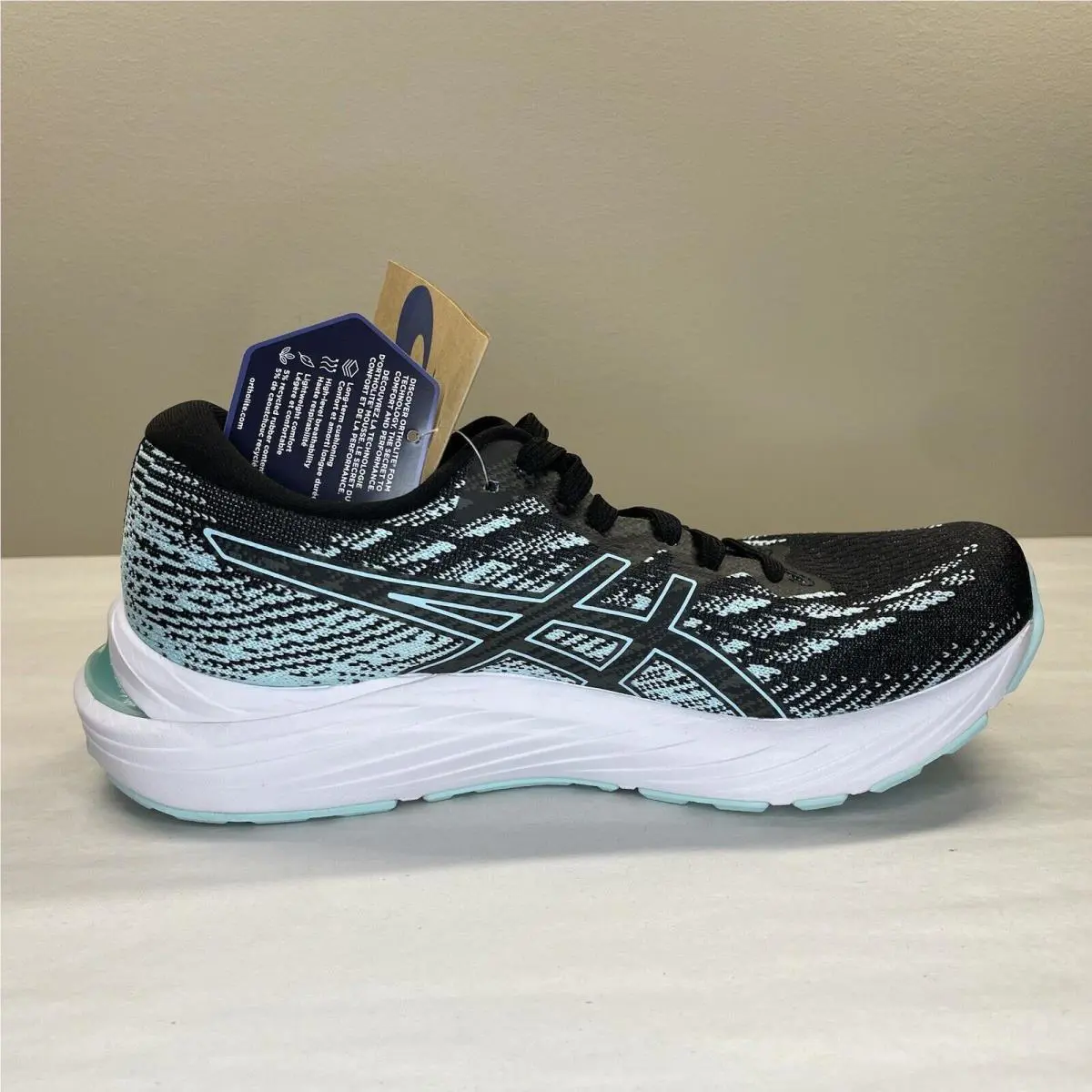 Asics shoes - ASICS Wmns Gel Stratus 3 Knit - 1012B453-001 - Black/Clear Blue 13
