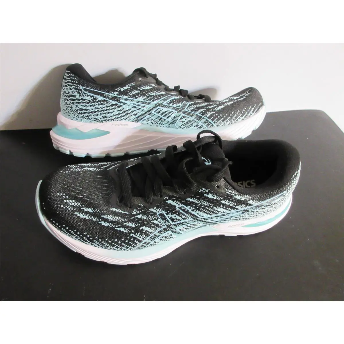 Asics shoes - ASICS Wmns Gel Stratus 3 Knit - 1012B453-001 - Black/Clear Blue 6