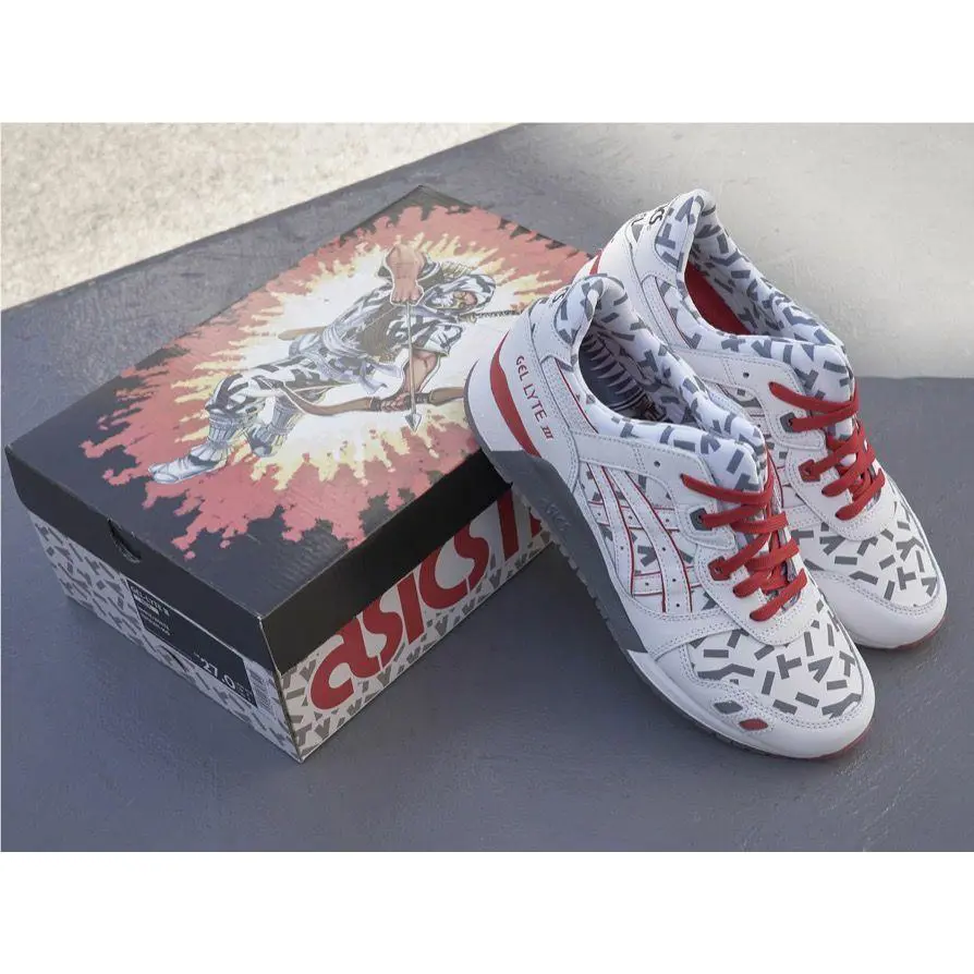 Asics shoes - ASICS GEL-Lyte III - III - 1191A251-100 - White/Red 1