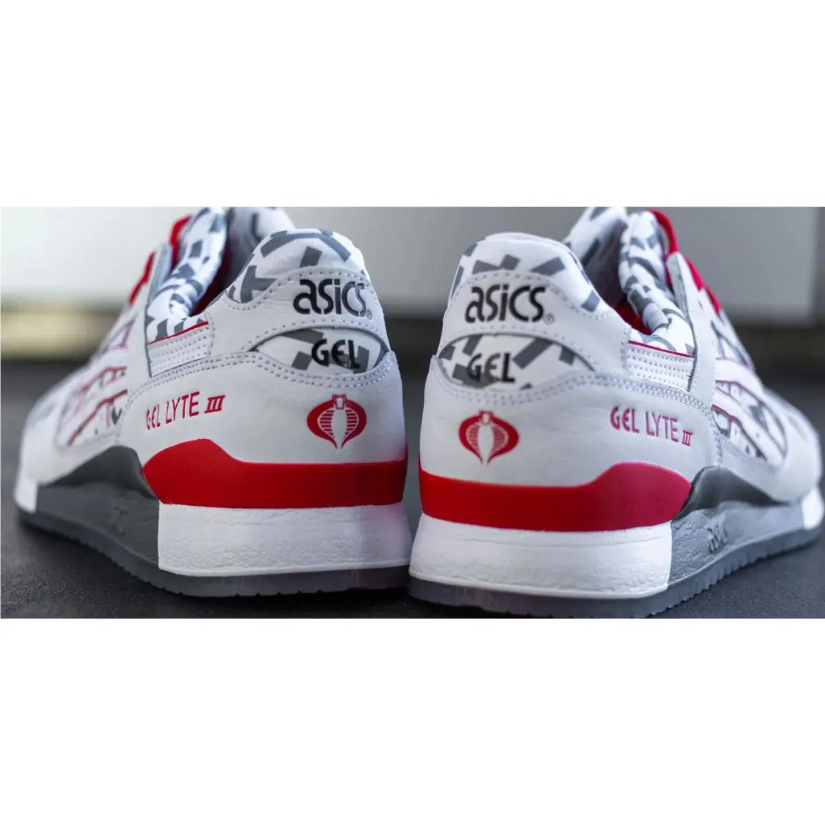 Asics shoes - ASICS GEL-Lyte III - III - 1191A251-100 - White/Red 14