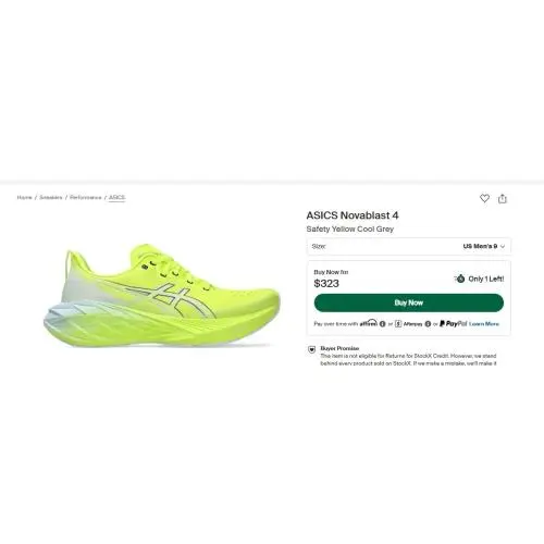 Asics shoes - 1011B693750 - 1011B693-750 - Yellow/Grey 1