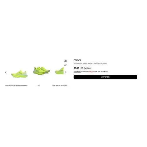 Asics shoes - 1011B693750 - 1011B693-750 - Yellow/Grey 21