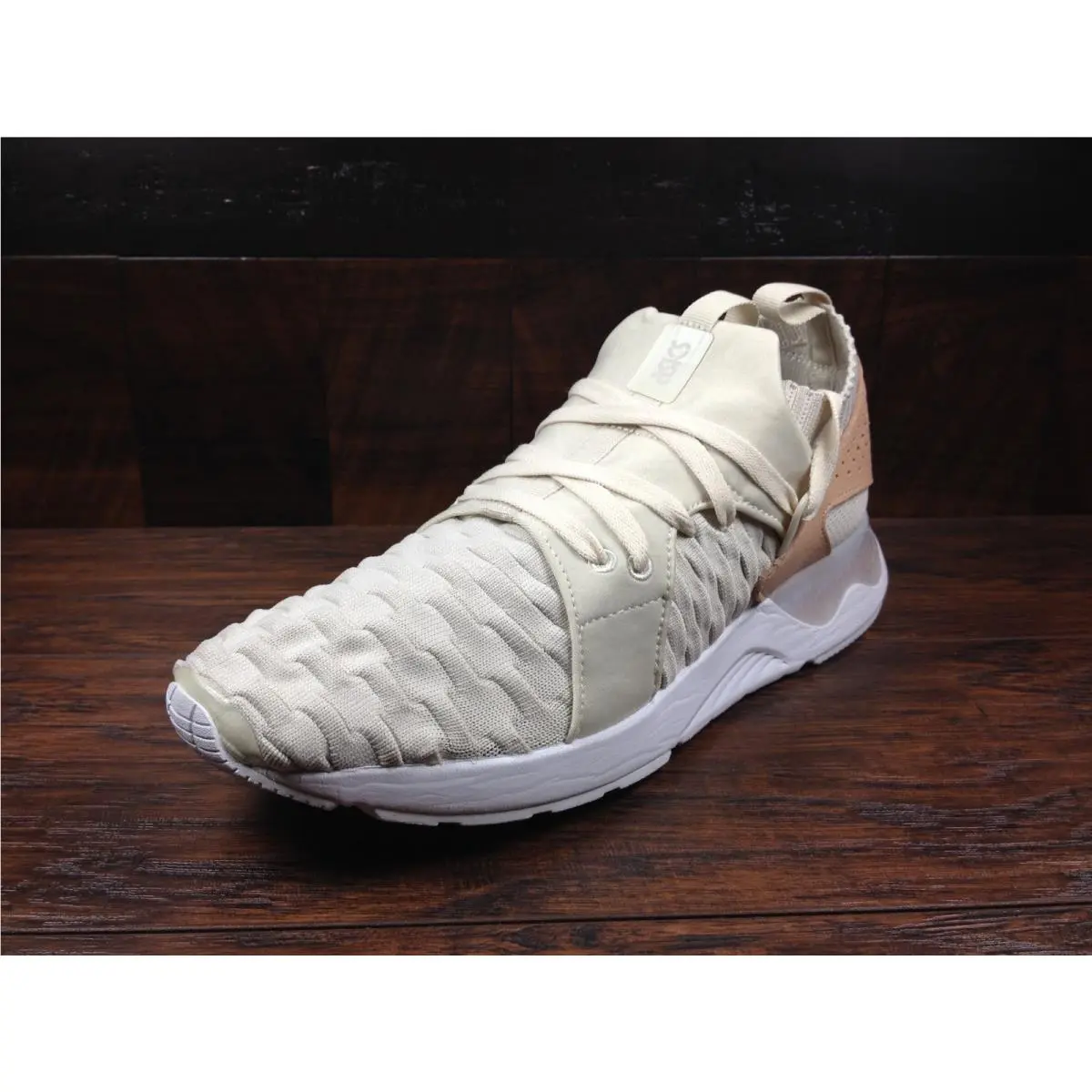 Asics shoes - ASICS Gel-Lyte V Sanze Knit - H800N-0202 - Birch / Vachetta Tan 0