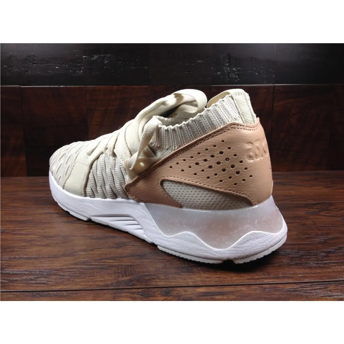 Asics shoes - ASICS Gel-Lyte V Sanze Knit - H800N-0202 - Birch / Vachetta Tan 2