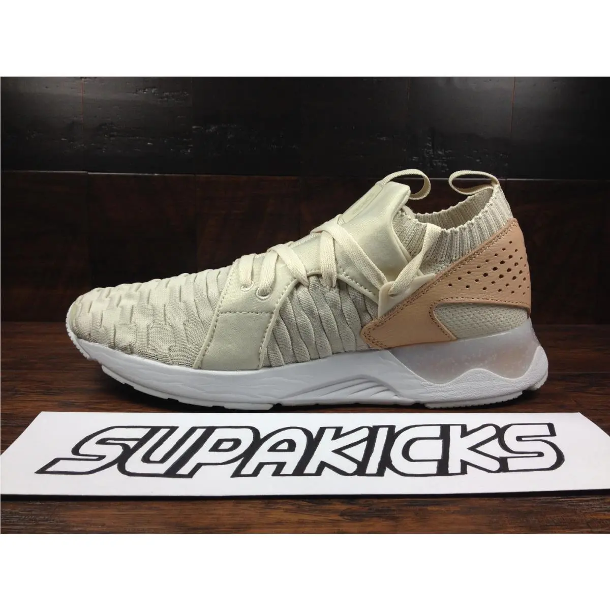 Asics shoes - ASICS Gel-Lyte V Sanze Knit - H800N-0202 - Birch / Vachetta Tan 4