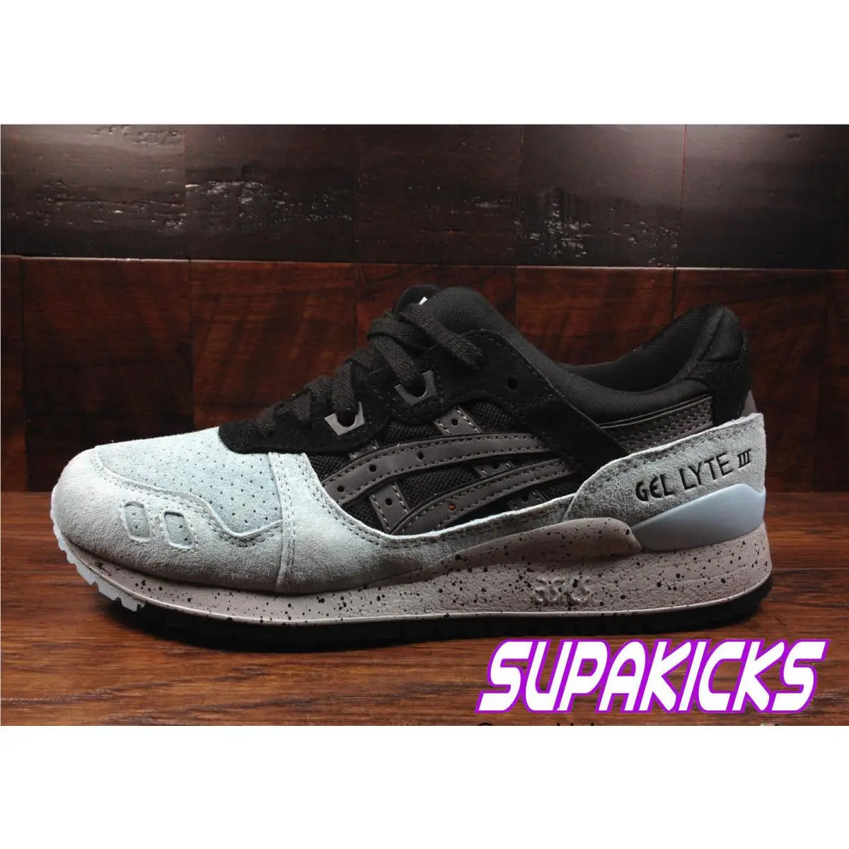 Asics shoes - ASICS GEL-Lyte III - III - H7M3L-9090 - Black / Black / Blue 5
