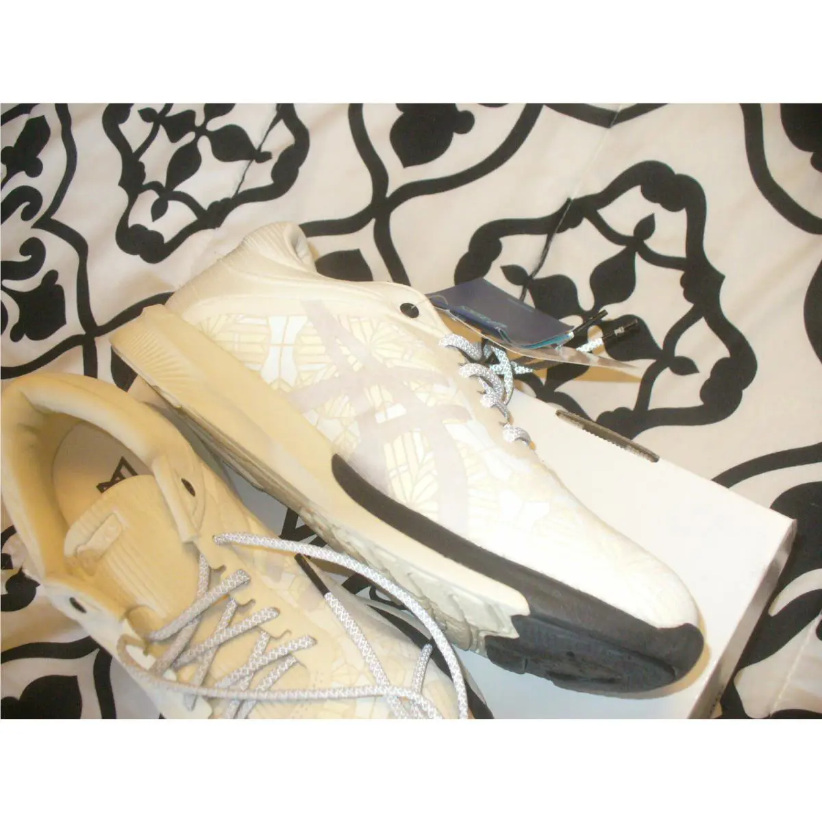 Asics shoes - Fuze X Rush Kaleido - Fuze Rush Kaleido - T7L1N-0000 - 2 Tone White 0