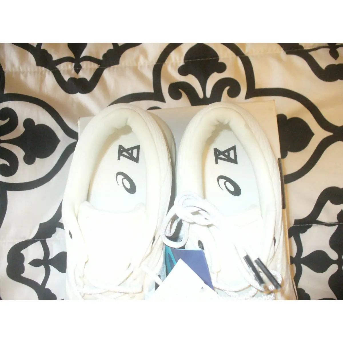 Asics shoes - Fuze X Rush Kaleido - Fuze Rush Kaleido - T7L1N-0000 - 2 Tone White 19