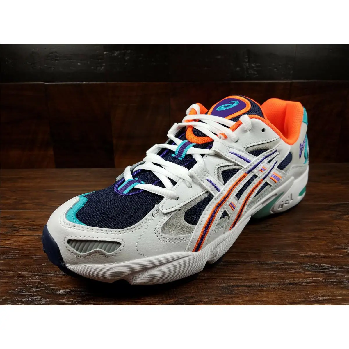 Asics shoes - ASICS Gel Kayano 5 - Gel Kayano - 1021A163-400 - Midnight Blue / White / Orange / Aqua 0