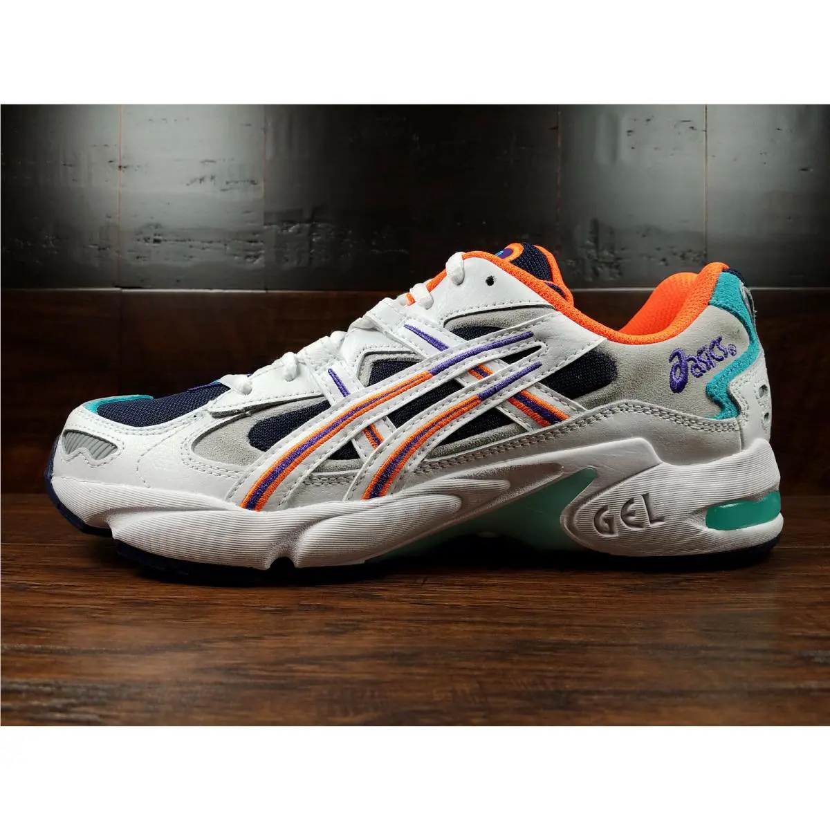 Asics shoes - ASICS Gel Kayano 5 - Gel Kayano - 1021A163-400 - Midnight Blue / White / Orange / Aqua 4