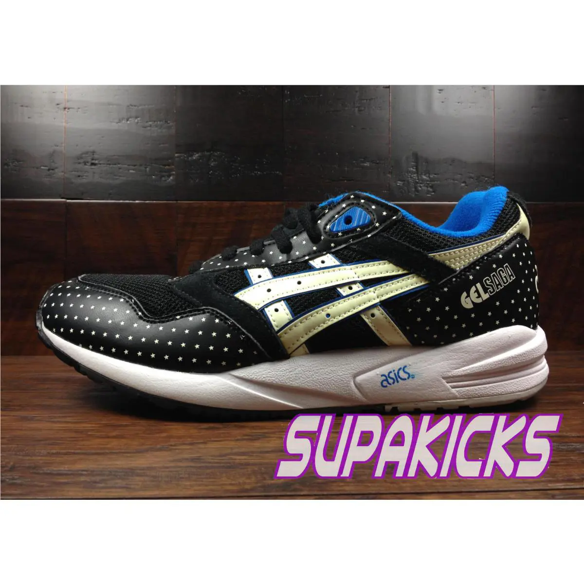Asics shoes - ASICS Gel-Saga - H4A0N-9007 - Black / Blue / White / Glow 5