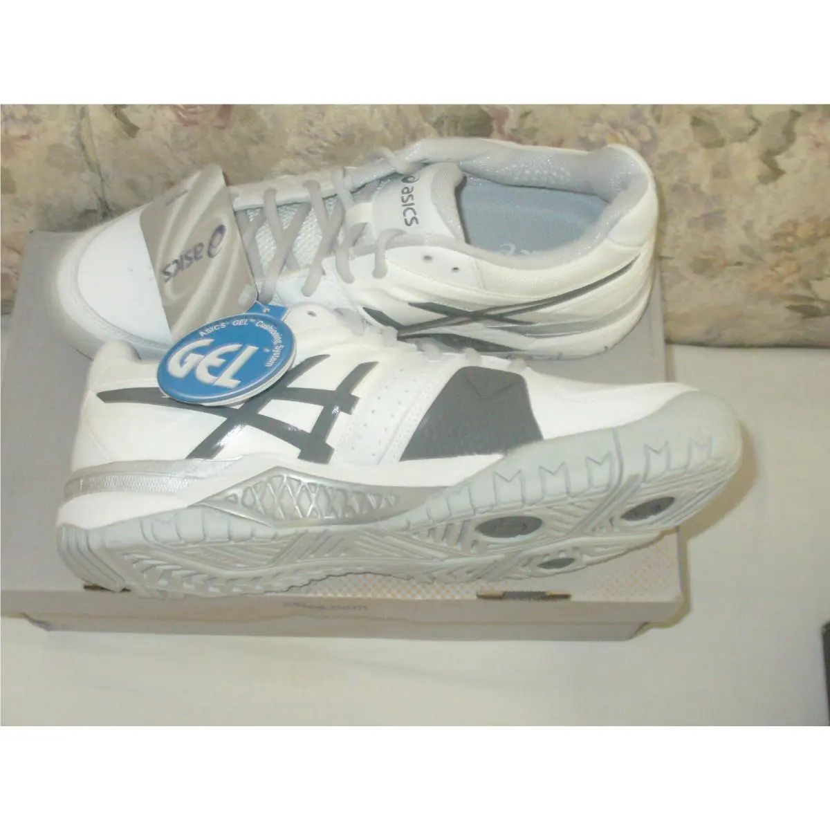 Asics shoes - Athletic 0193 - Athletic - E552L-0193 - White/Gray Logo 3