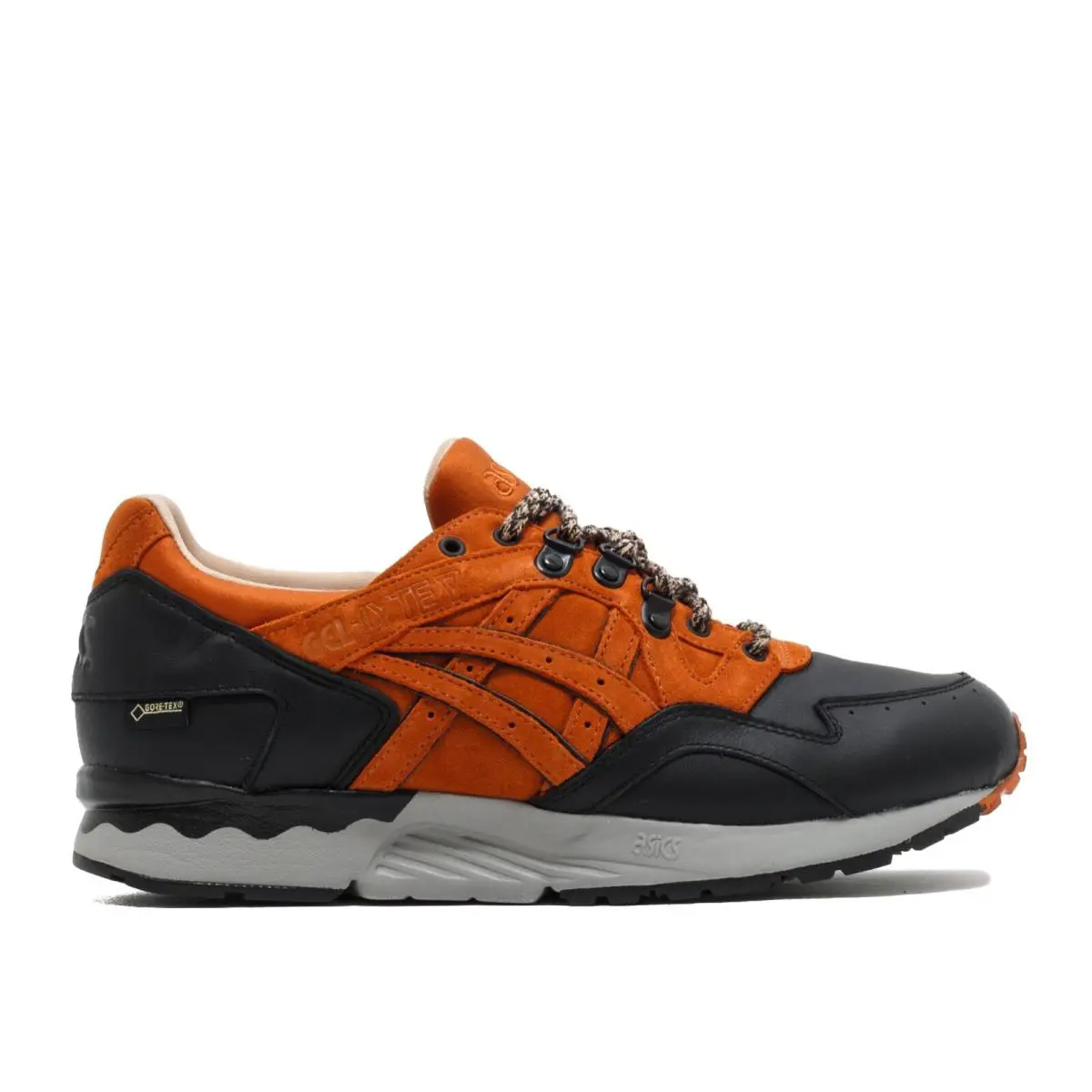 Men`s Asics Gel-lyte V G-tx Athletic Fashion Sneakers H6B2K 9086 - Orange/Black